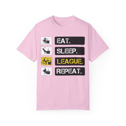 Eat. Sleep. League. Repeat. - Funny League of Legends Gamer Apparel