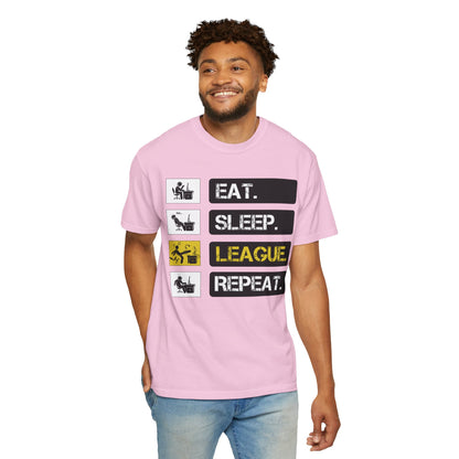 Eat. Sleep. League. Repeat. - Funny League of Legends Gamer Apparel