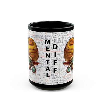 Mental Diff - Black Ceramic League of Legends Coffee Mug