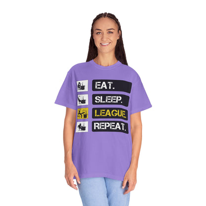 Eat. Sleep. League. Repeat. - Funny League of Legends Gamer Apparel