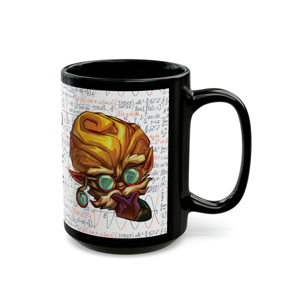 Mental Diff - Black Ceramic League of Legends Coffee Mug