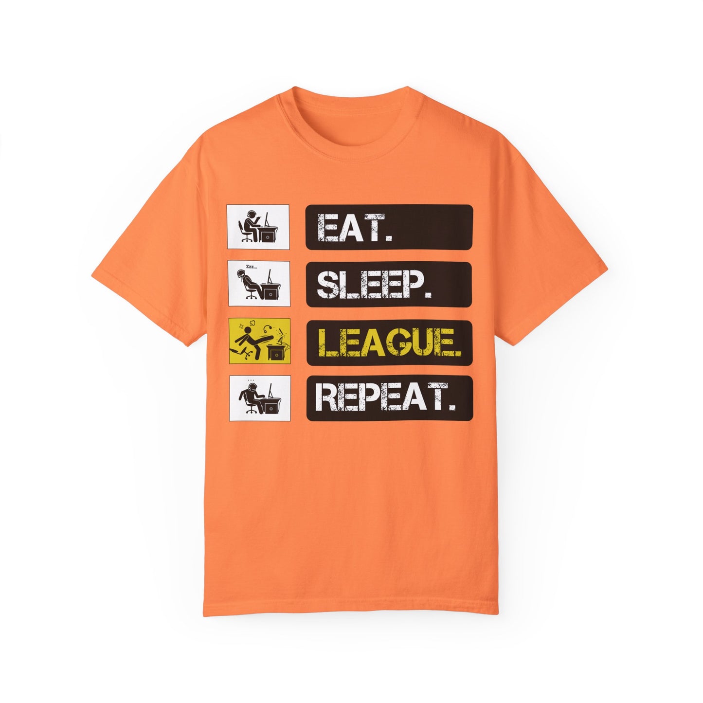 Eat. Sleep. League. Repeat. - Funny League of Legends Gamer Apparel