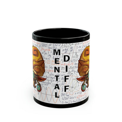 Mental Diff - Black Ceramic League of Legends Coffee Mug