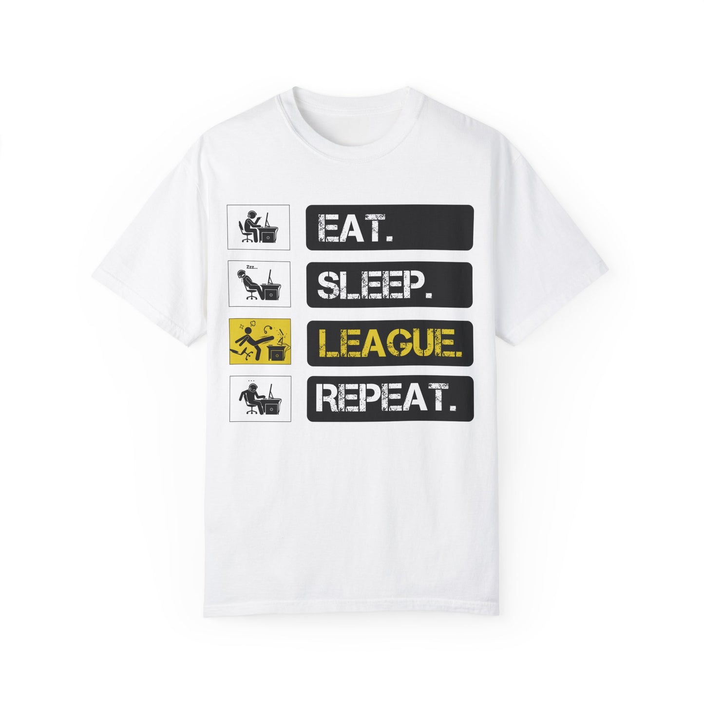 Eat. Sleep. League. Repeat. - Funny League of Legends Gamer Apparel