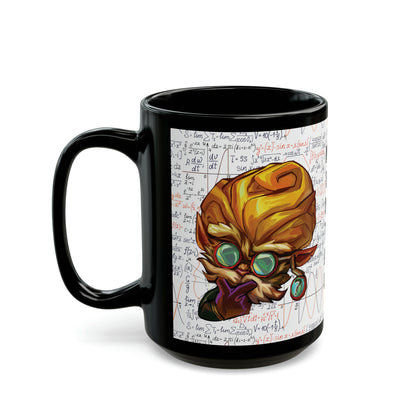 Mental Diff - Black Ceramic League of Legends Coffee Mug