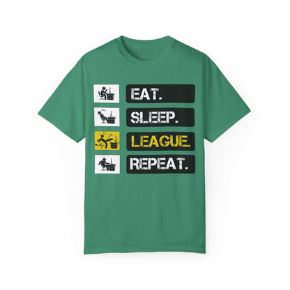 Eat. Sleep. League. Repeat. - Funny League of Legends Gamer Apparel