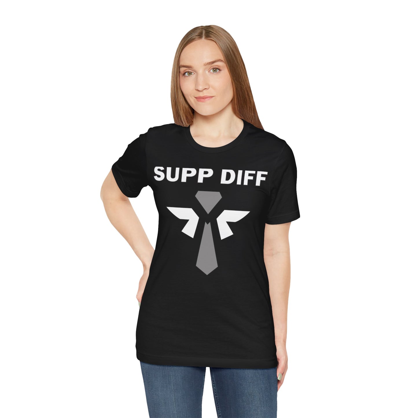 Supp Diff - League of Legends Black T-Shirt Apparel